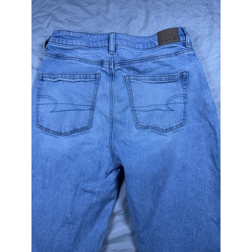 American Eagle Strigid Women’s Jeans Light Wash Straight Leg Size 4 - Picture 12 of 16